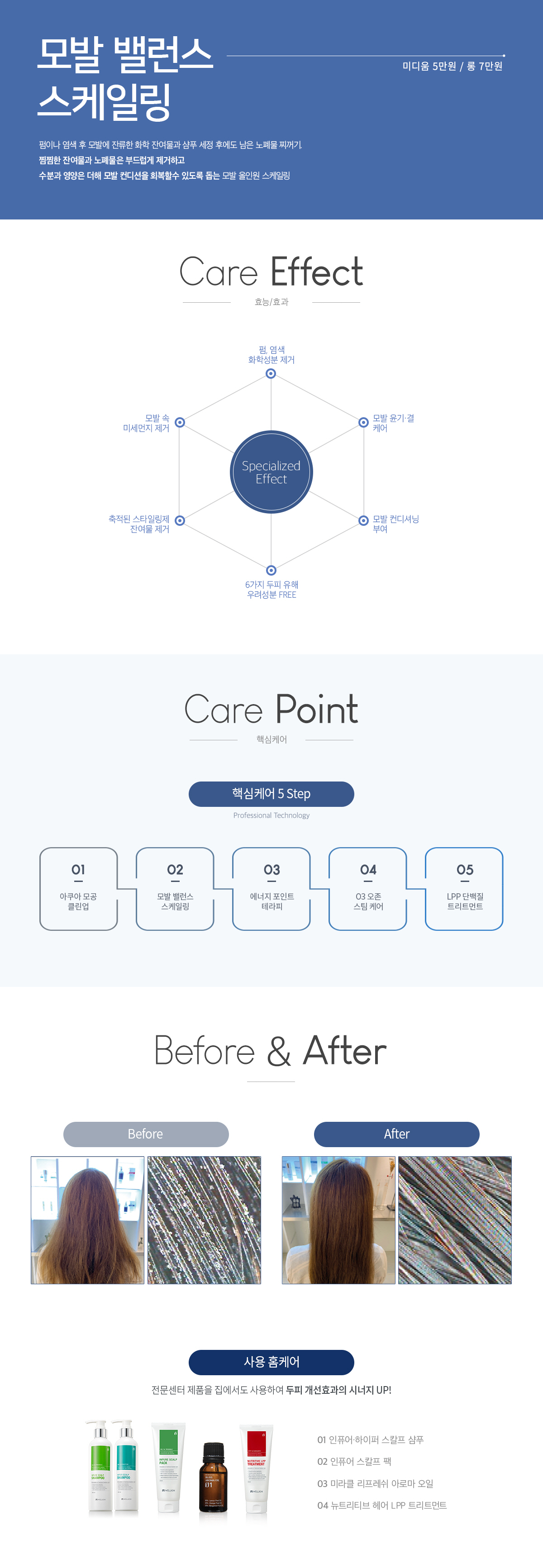 모발 밸런스 스케일링